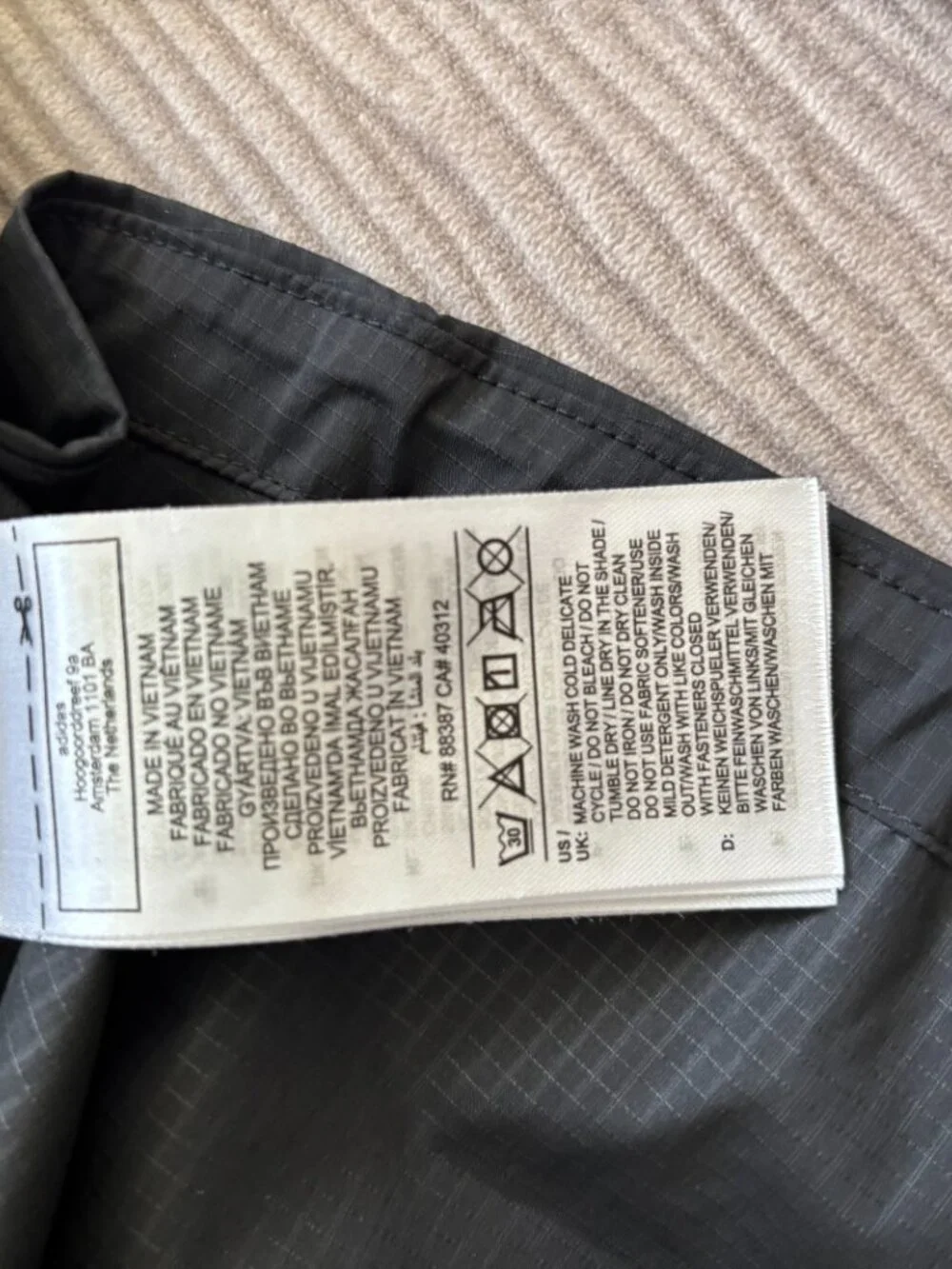 Adidas Running Full Zip Hooded Jacket